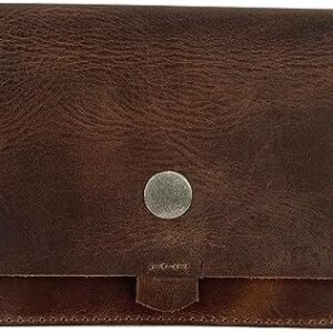 Hide & Drink, Passport Carrier Handmade from Full Grain Leather - Bourbon Brown